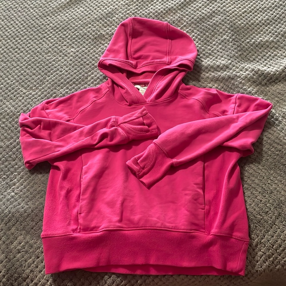 Athleta Girl pink sweatshirt size 7